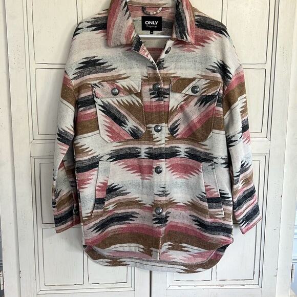 NWOT Only size XS southwestern style Shacket jacket top - Picture 1 of 4